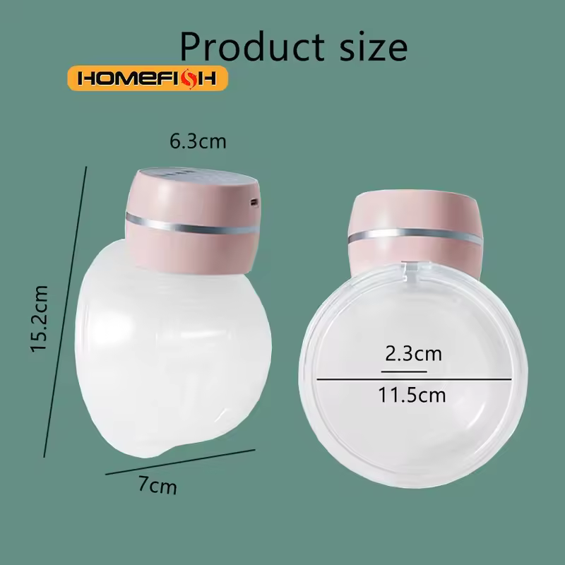 Afck 2026 New Wearable Electric Breast Pump Painless Double-Sided, Fully Automatic And Hands-Free Breast Milk Collector Sells Well.