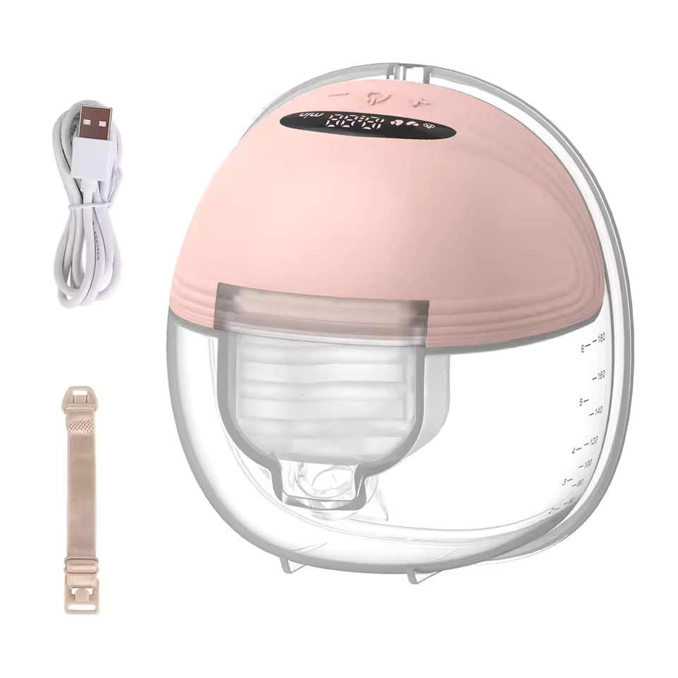 Afck Wearable Breast Pump Hands Free Electric Portable Wearable Breast Pumps Slient BPA-free Breastfeeding Milk Collector