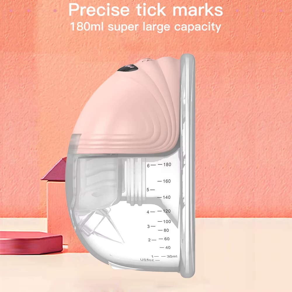 Afck Wearable Breast Pump Hands Free Electric Portable Wearable Breast Pumps Slient BPA-free Breastfeeding Milk Collector