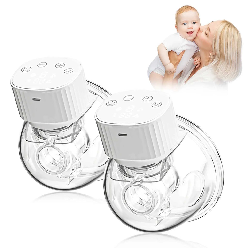 Afck Breastpumps YD-1193 wearable invisible electric breast pump no need for portable brushless low noise electric feeding pump mode suction level WX