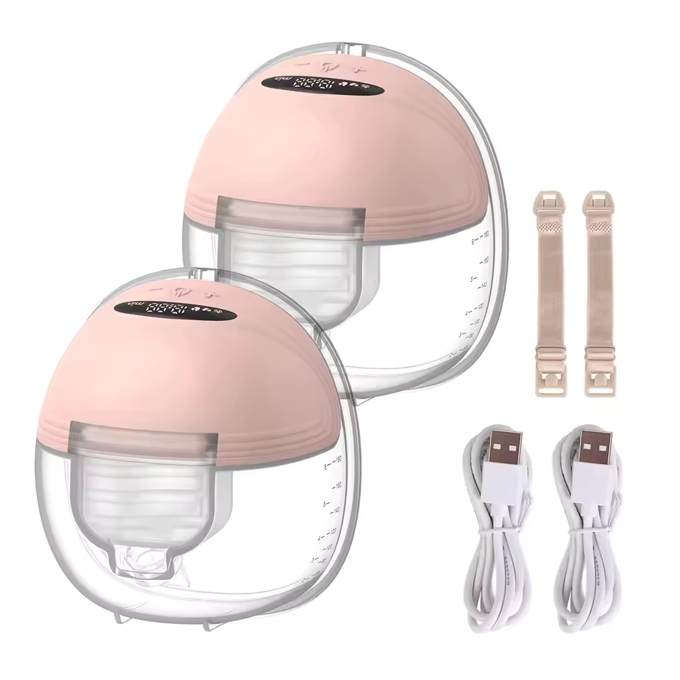 Afck Wearable Breast Pump Hands Free Electric Portable Wearable Breast Pumps Slient BPA-free Breastfeeding Milk Collector