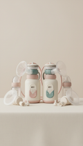 Double Electric Pump Set with Storage Accessories